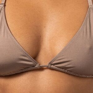 Light grey bikini top